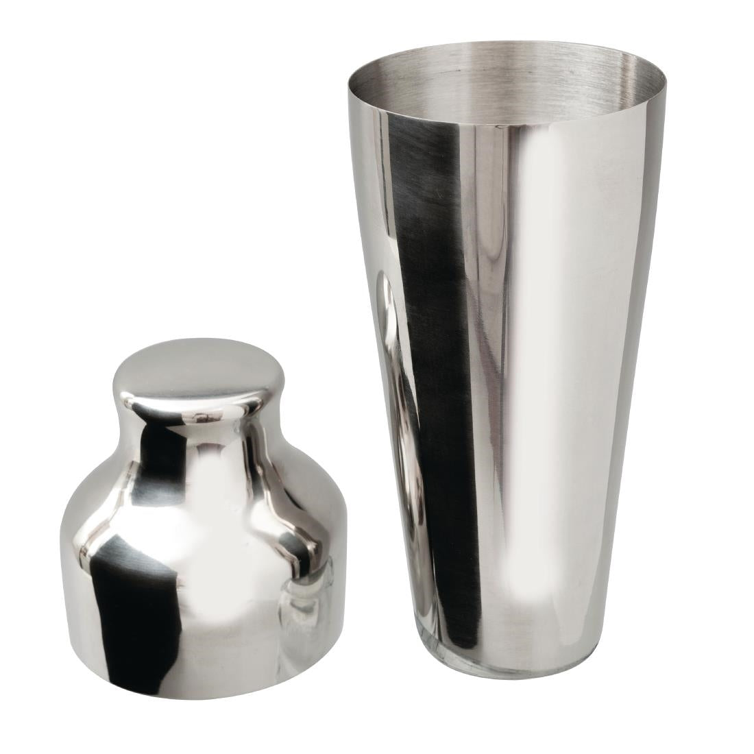 Beaumont Mezclar Art Deco French Cocktail Shaker Stainless Steel 550ml