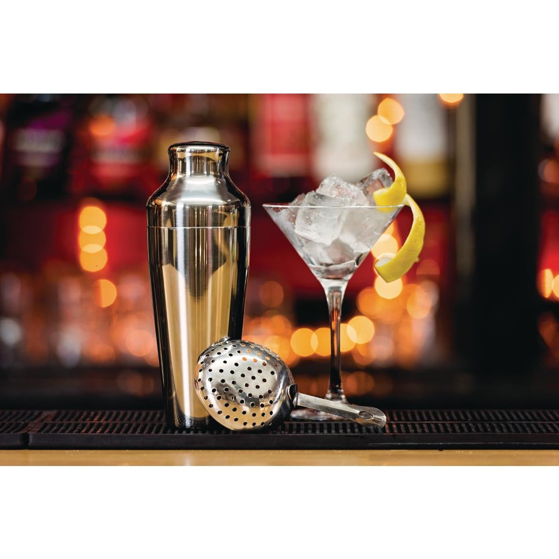 Beaumont Mezclar Art Deco French Cocktail Shaker Stainless Steel 550ml