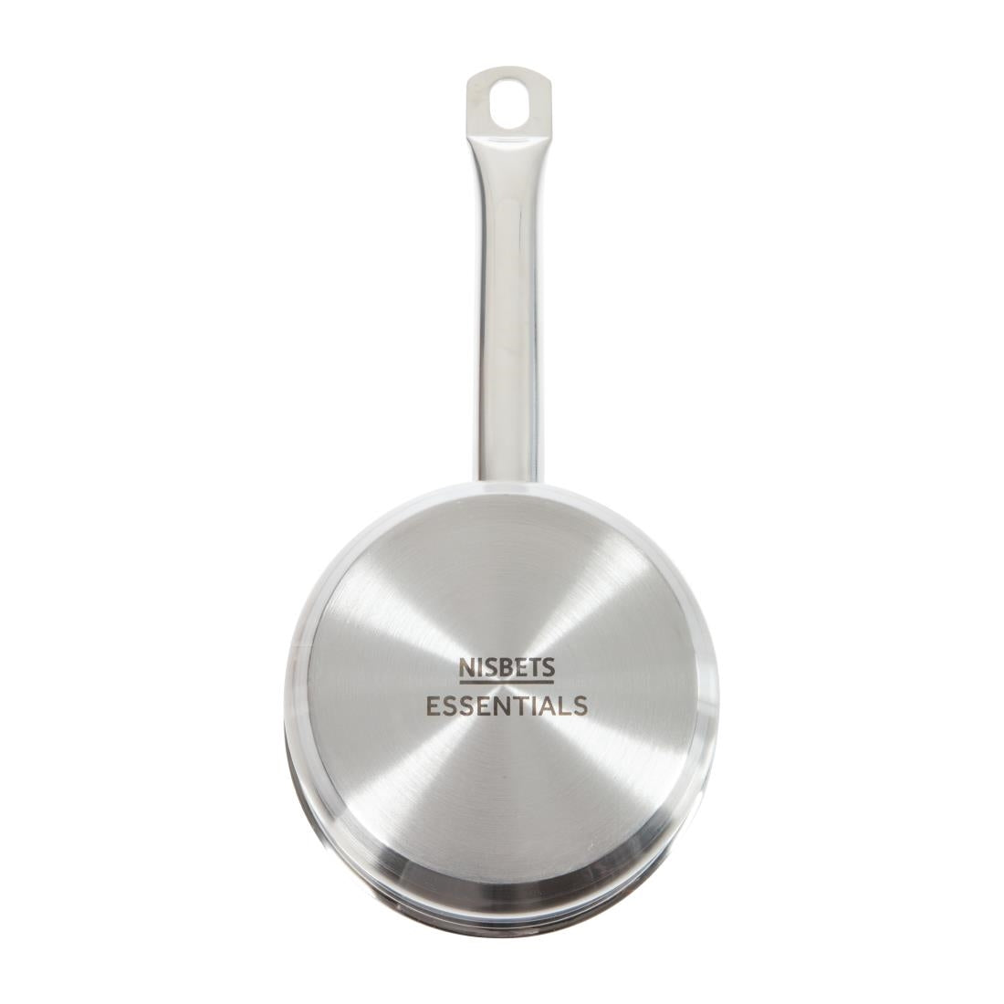Nisbets Essentials Stainless Steel Saucepan with Lid 14cm