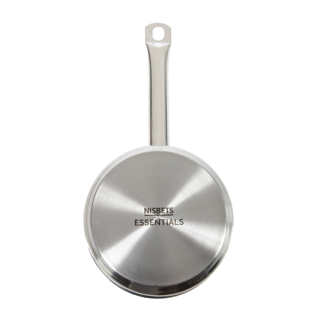 Nisbets Essentials Stainless Steel Saucepan with Lid 16cm