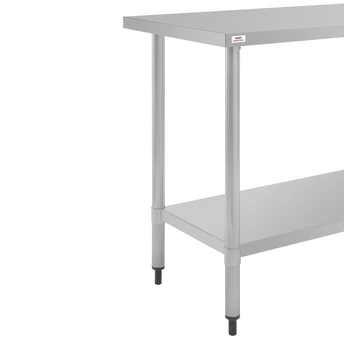 Nisbets Essentials Self Assembly Stainless Steel Table 1200 x 600mm