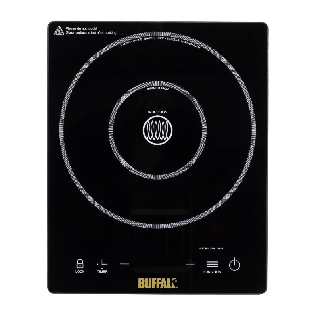 Buffalo Touch Control Single Induction Hob 3kW