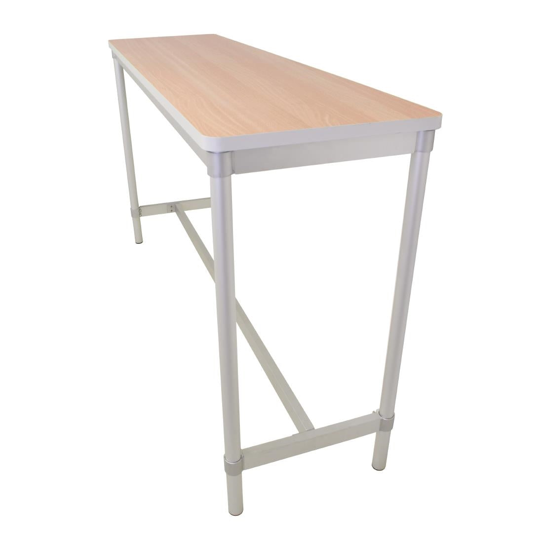 Gopak Enviro Indoor Beech Effect Rectangle Poseur Table 1800mm