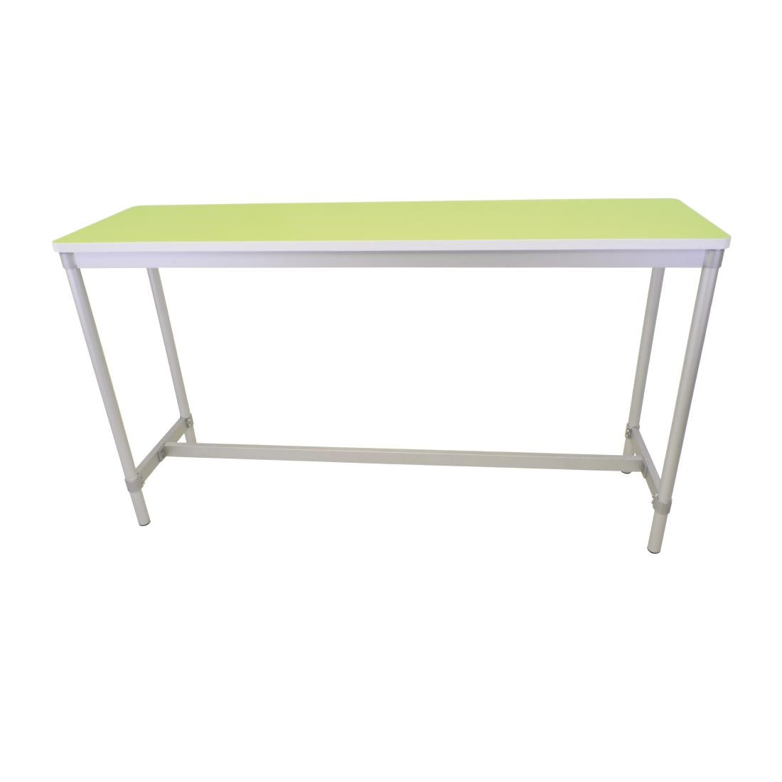 Gopak Enviro Indoor Bright Green Rectangle Poseur Table 1200mm