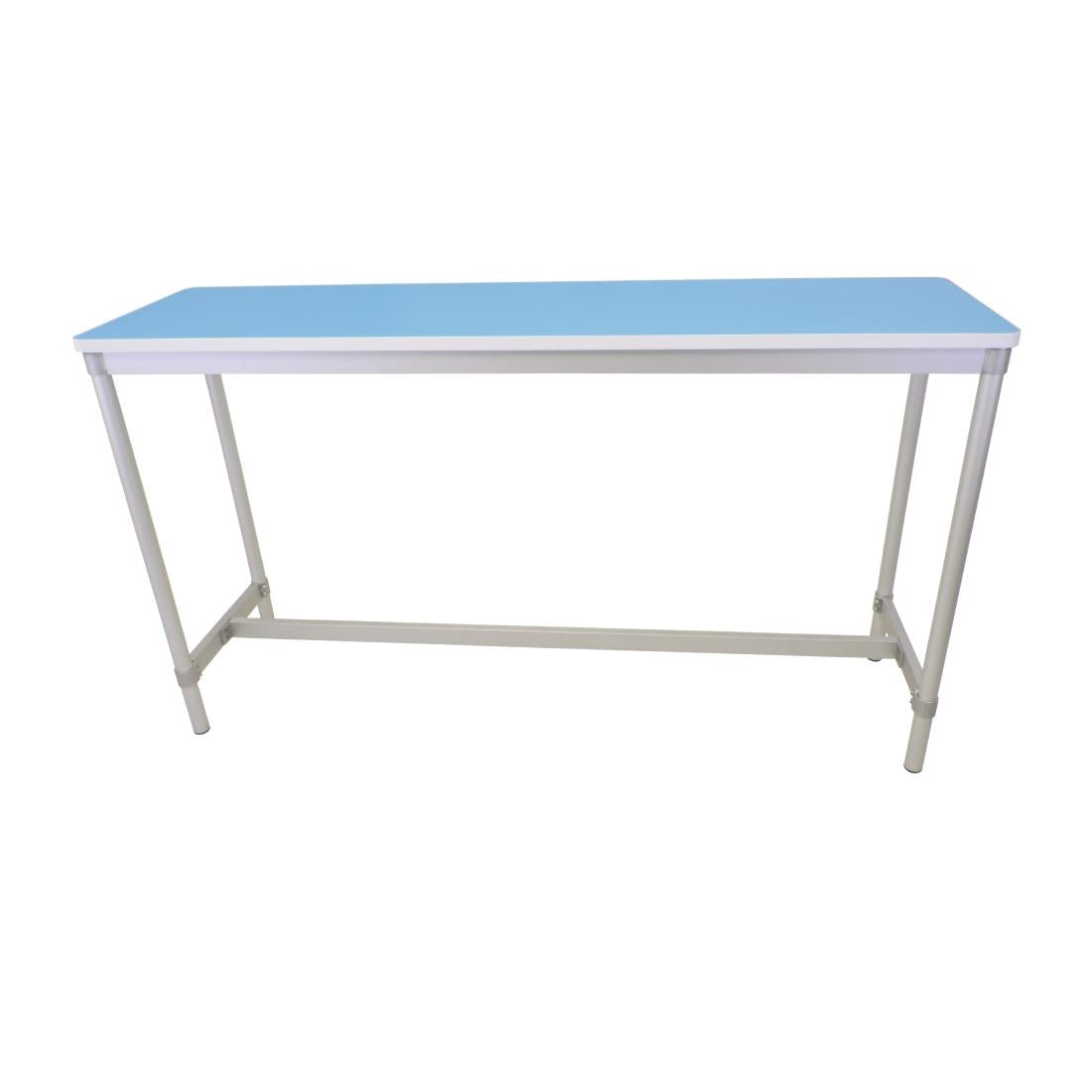 Gopak Enviro Indoor Pastel Blue Rectangle Poseur Table 1200mm