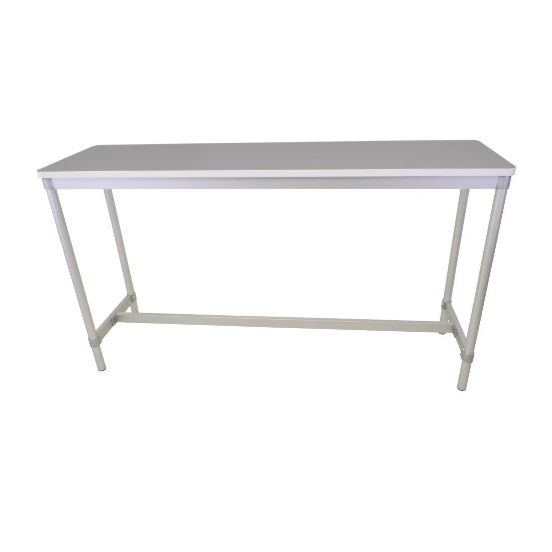 Gopak Enviro Indoor Storm Grey Rectangle Poseur Table 1200mm