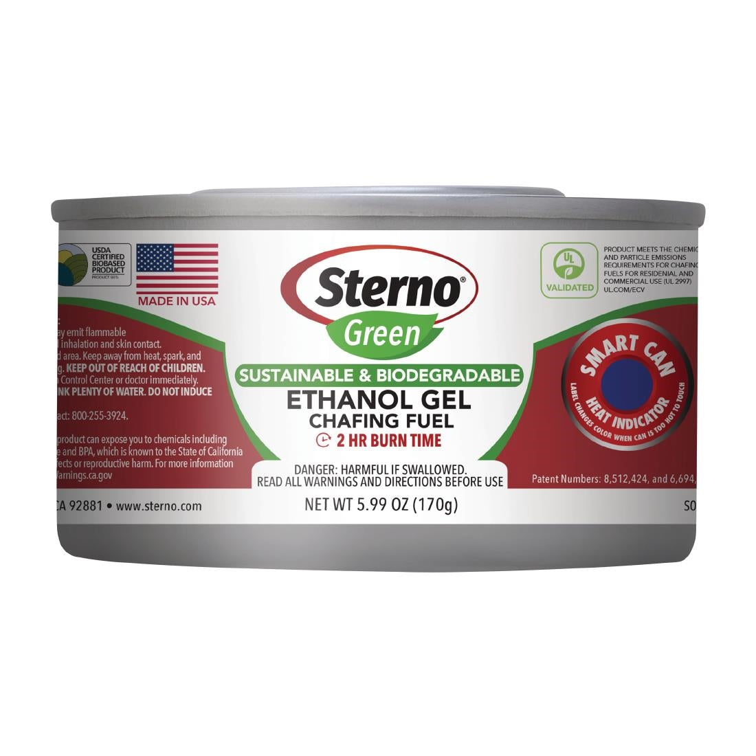 Sterno Green Ethanol Gel Chafing Fuel 2 Hour (12 Pack)