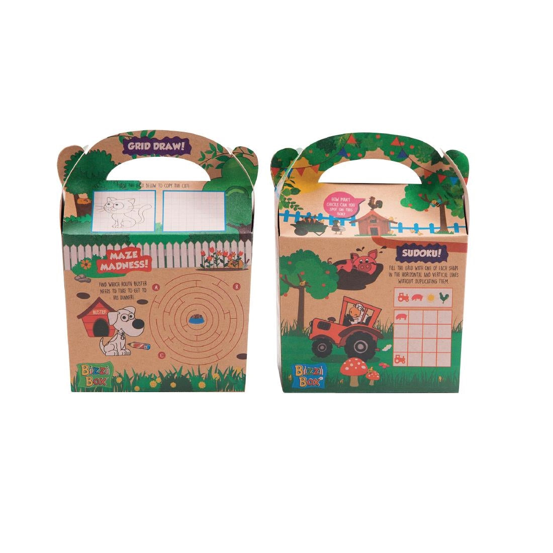 Crafti's Kids Kraft Bizzi Meal Boxes Pet and Farm (200 Pack)