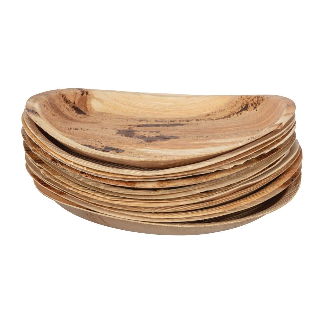 Fiesta Compostable Palm Leaf Plates Round 250mm (100 Pack)