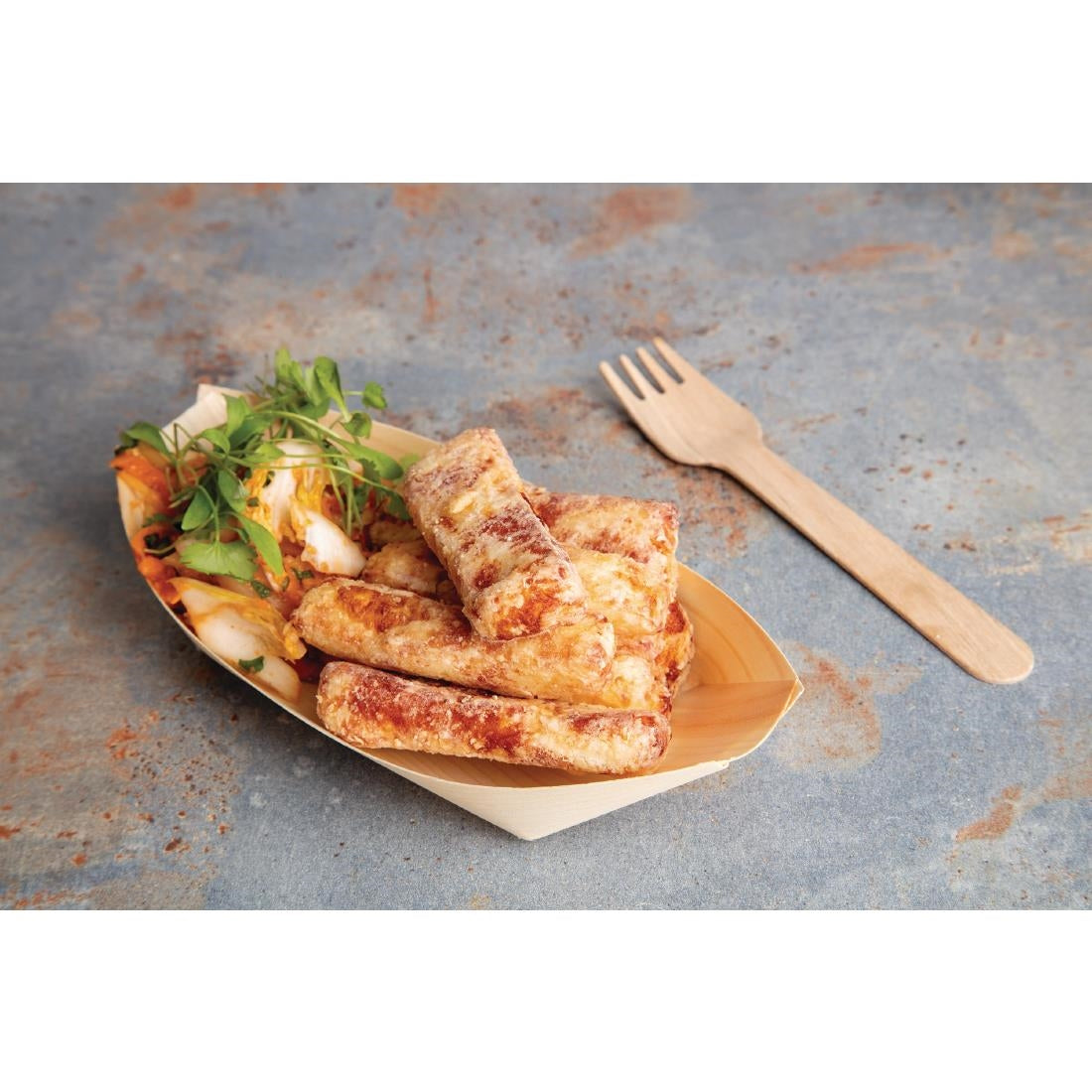 Fiesta Compostable Disposable Wooden Forks