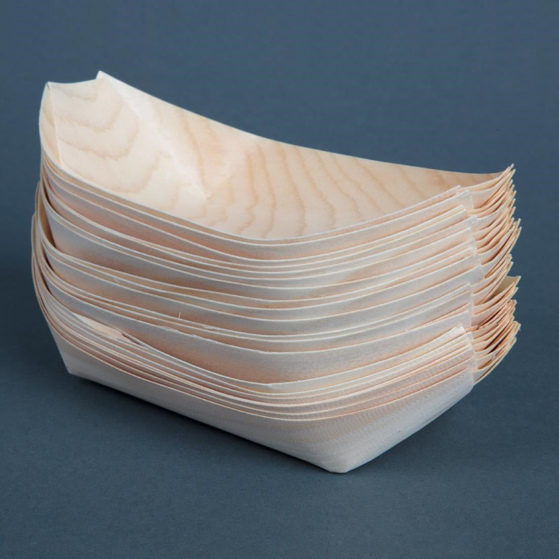 Fiesta Compostable Wooden Sushi Boats Medium 190mm (100 Pack)