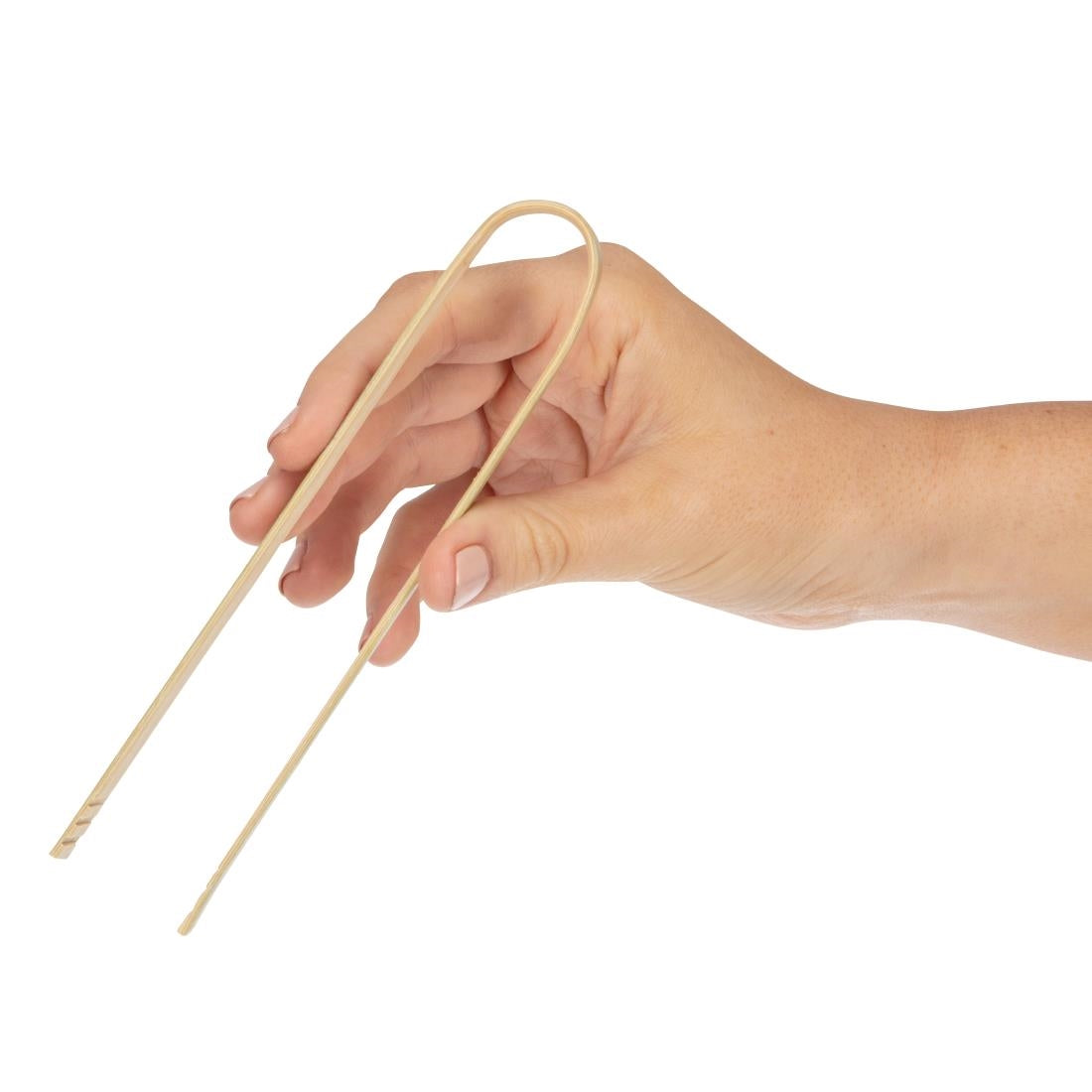 Fiesta Compostable Mini Bamboo Tongs (50 Pack)