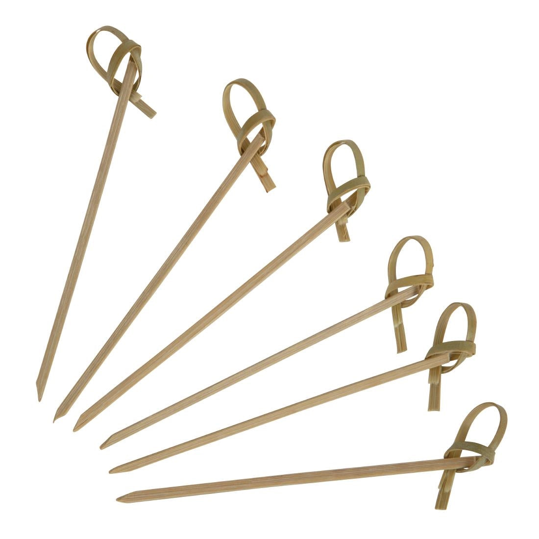 Fiesta Compostable Bamboo Looped Skewers 90mm (100 Pack)