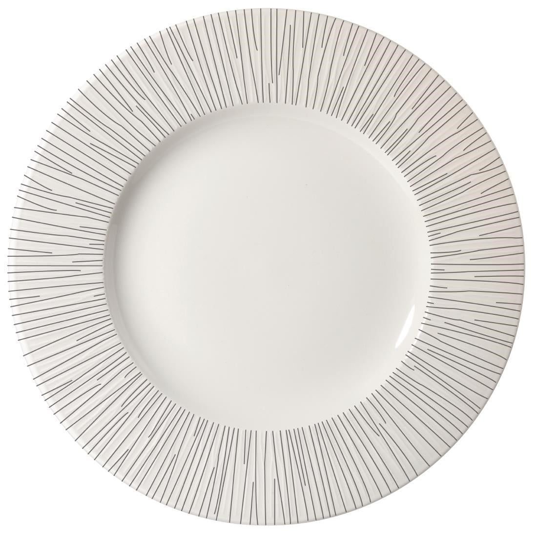 Churchill Bamboo Wide Rim Plates 273mm (12 Pack)