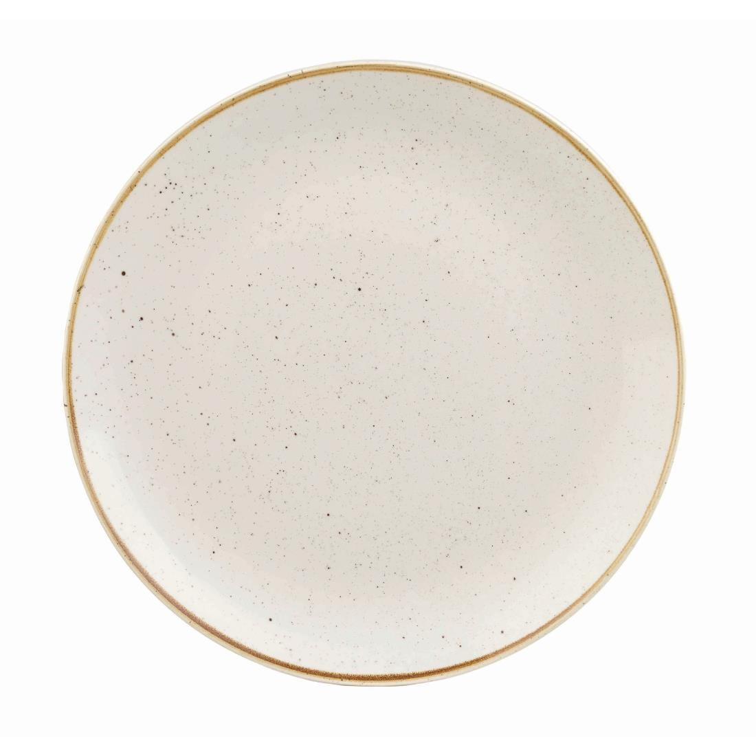 Churchill Stonecast Round Coupe Plates Barley White 200mm (12 Pack)