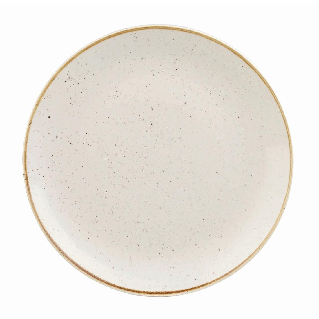 Churchill Stonecast Round Coupe Plates Barley White 200mm (12 Pack)