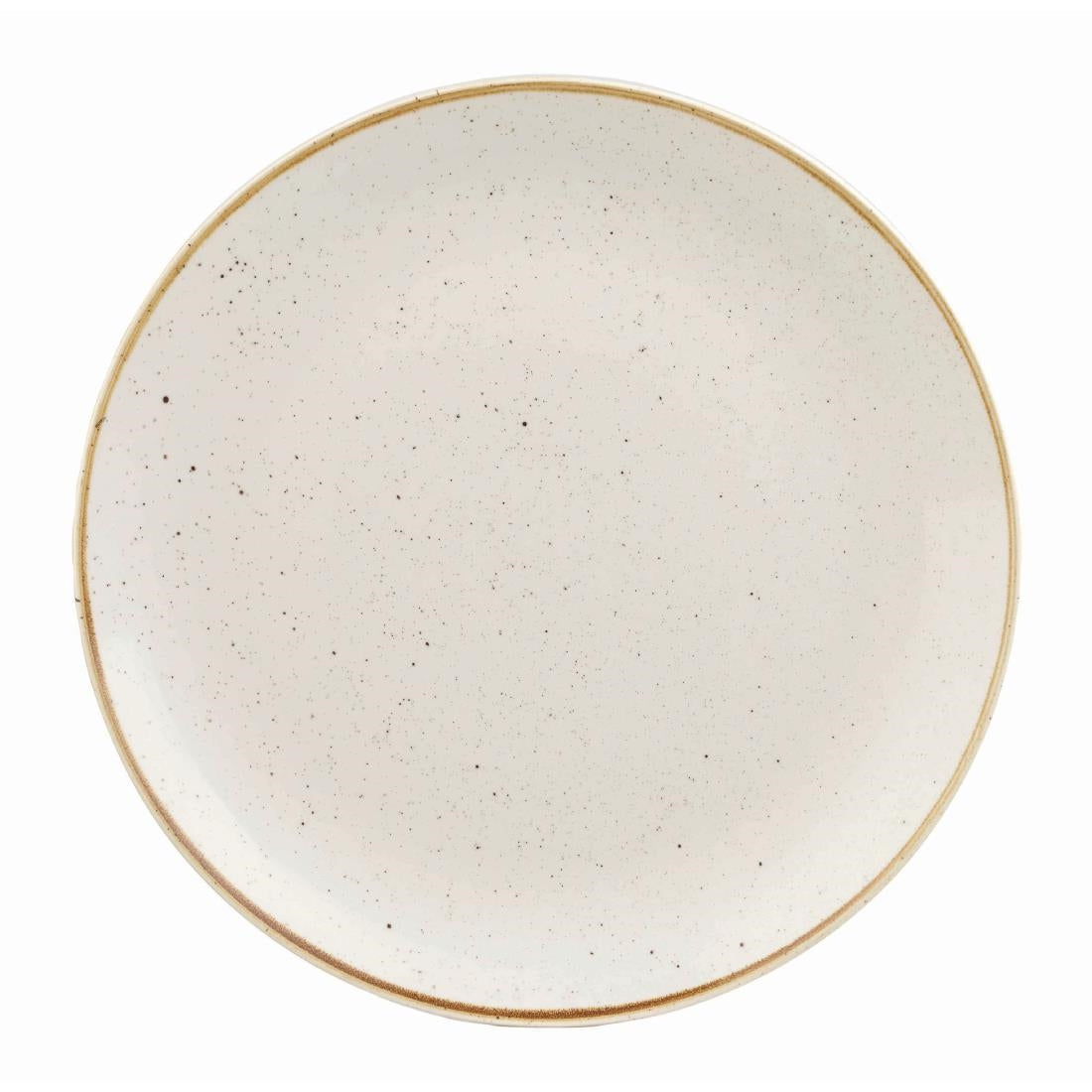 Churchill Stonecast Round Coupe Plates Barley White 165mm (12 Pack)