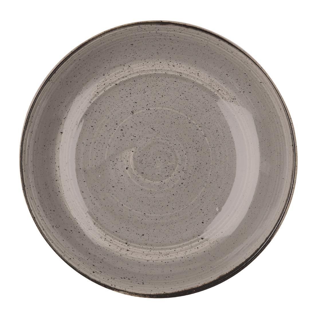 Churchill Stonecast Round Coupe Bowls Peppercorn Grey 310mm (6 Pack)