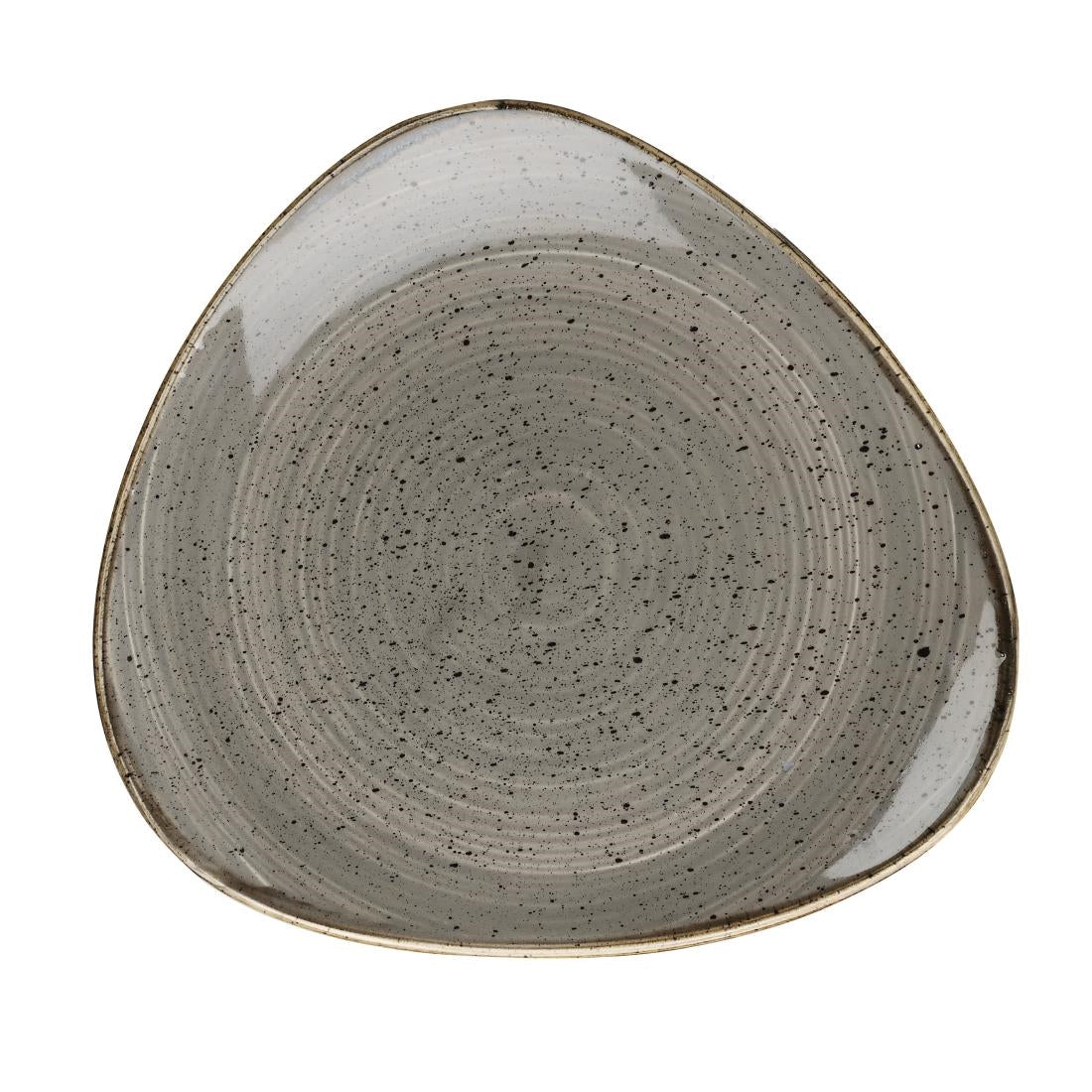 Churchill Stonecast Round Plates Peppercorn Grey 315mm (6 Pack)