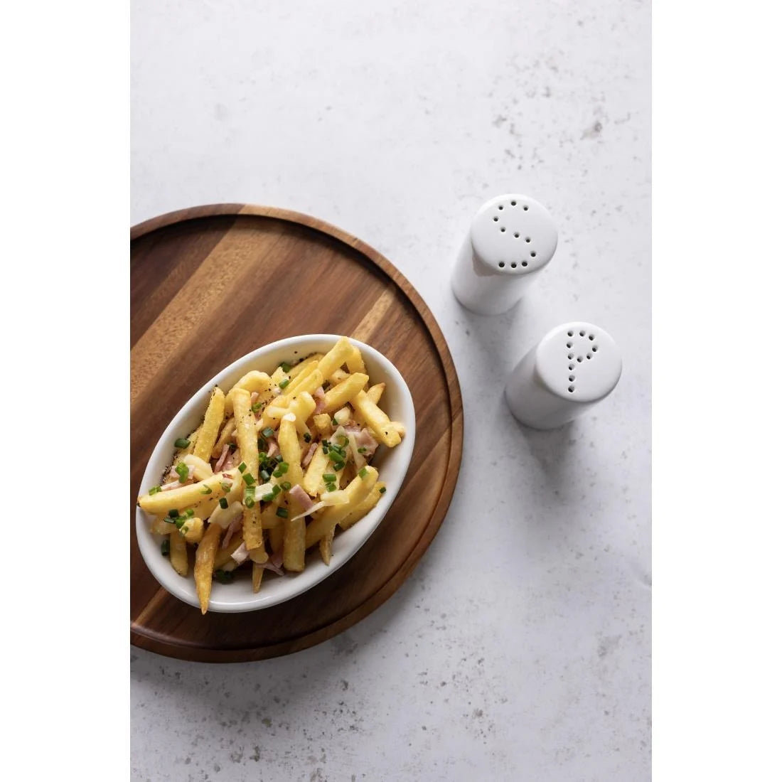 Olympia Whiteware Pepper Shakers 80mm (12 Pack)