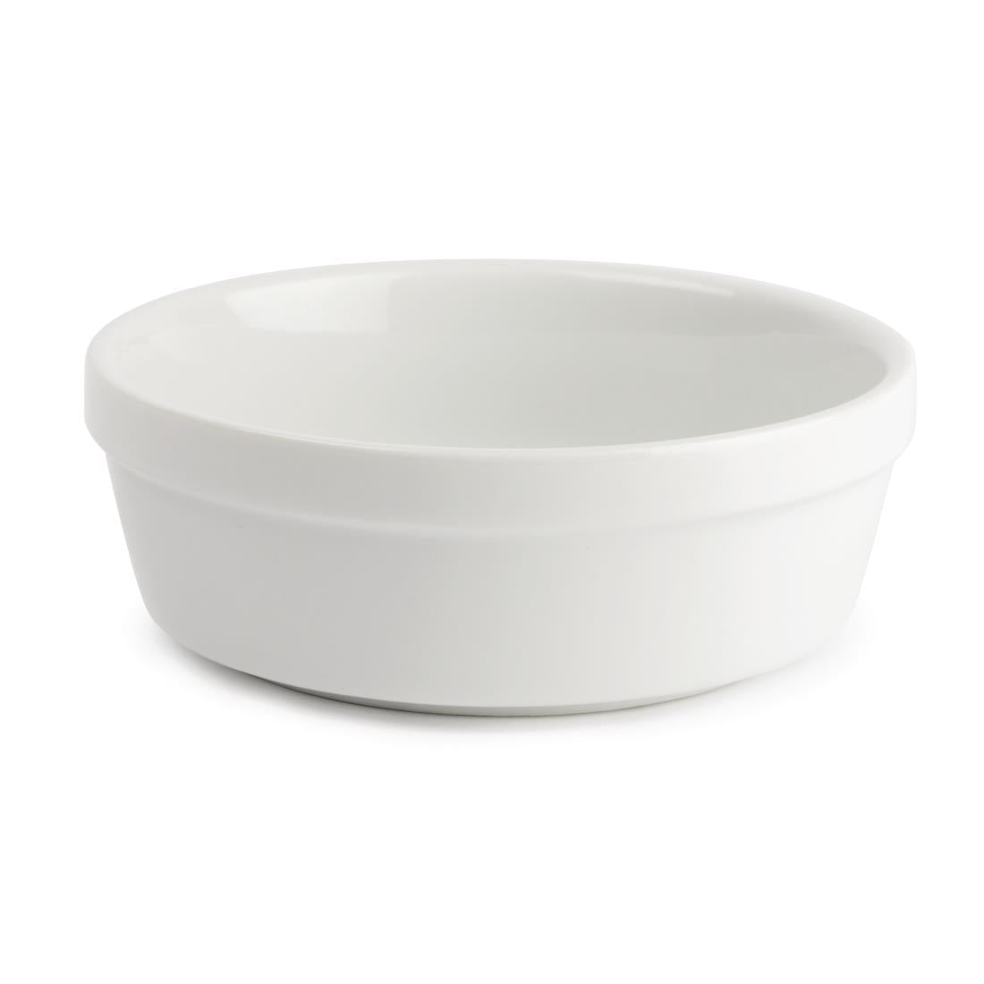 Olympia Whiteware Round Pie Bowls 119mm (6 Pack)