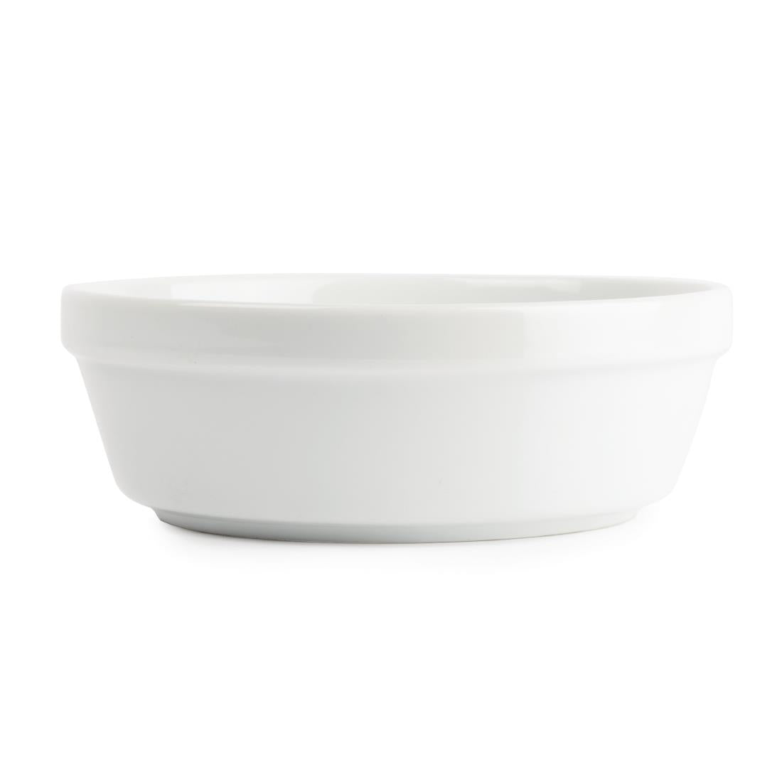 Olympia Whiteware Round Pie Bowls 137mm (6 Pack)