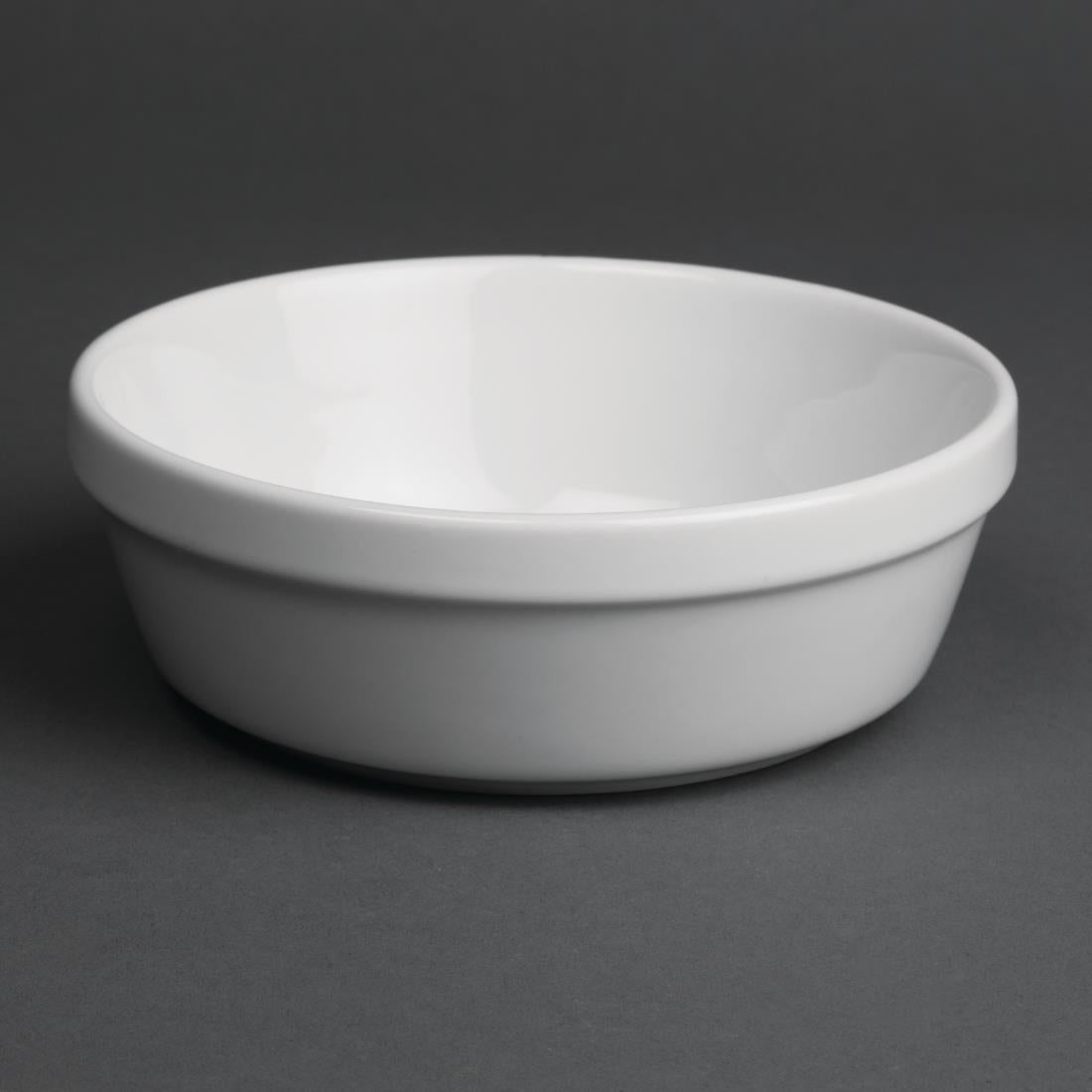 Olympia Whiteware Round Pie Bowls 137mm (6 Pack)