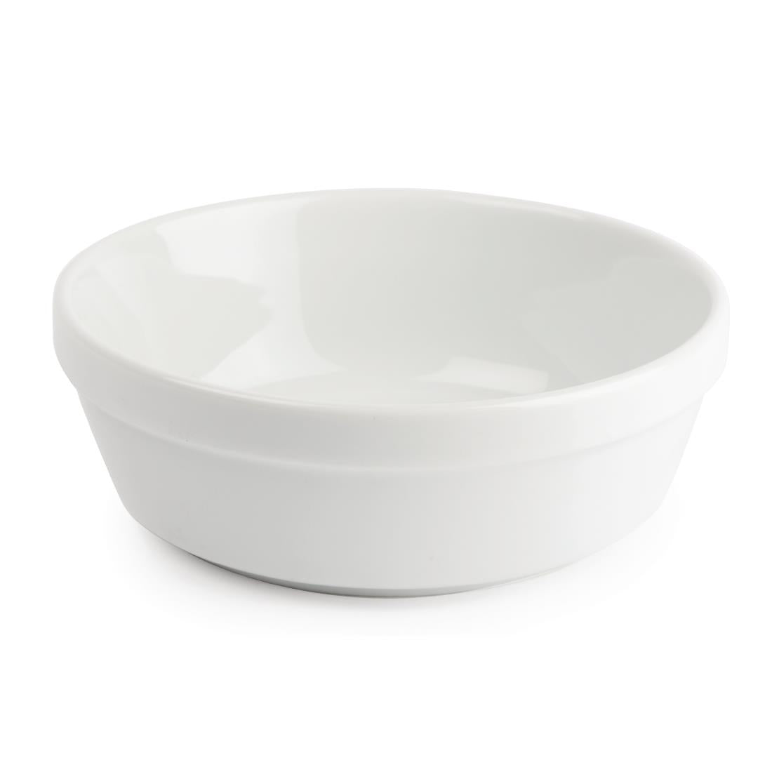 Olympia Whiteware Round Pie Bowls 137mm (6 Pack)