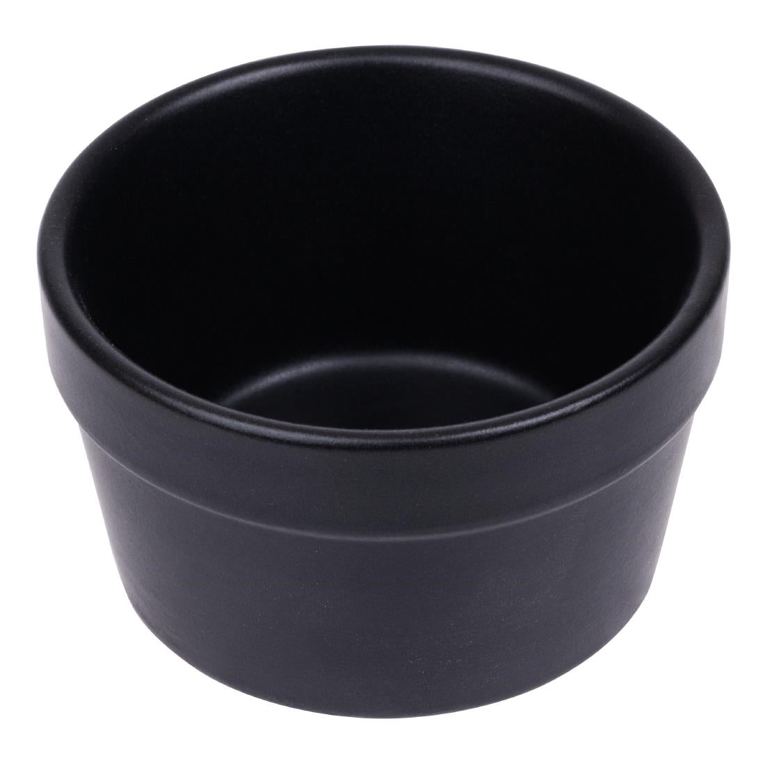 Olympia Mediterranean Ramekins Black 77mm (6 Pack)