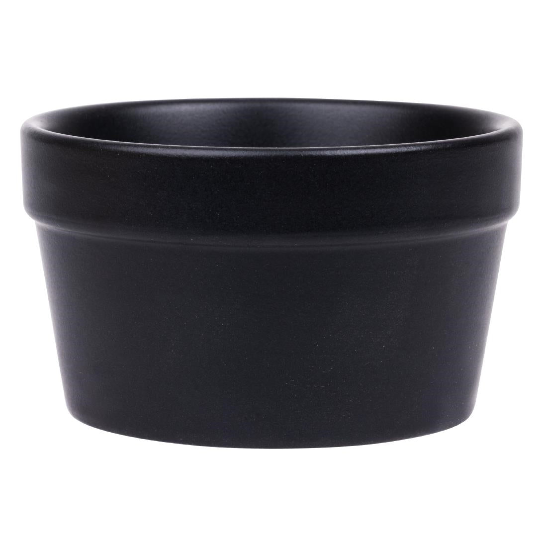 Olympia Mediterranean Ramekins Black 77mm (6 Pack)