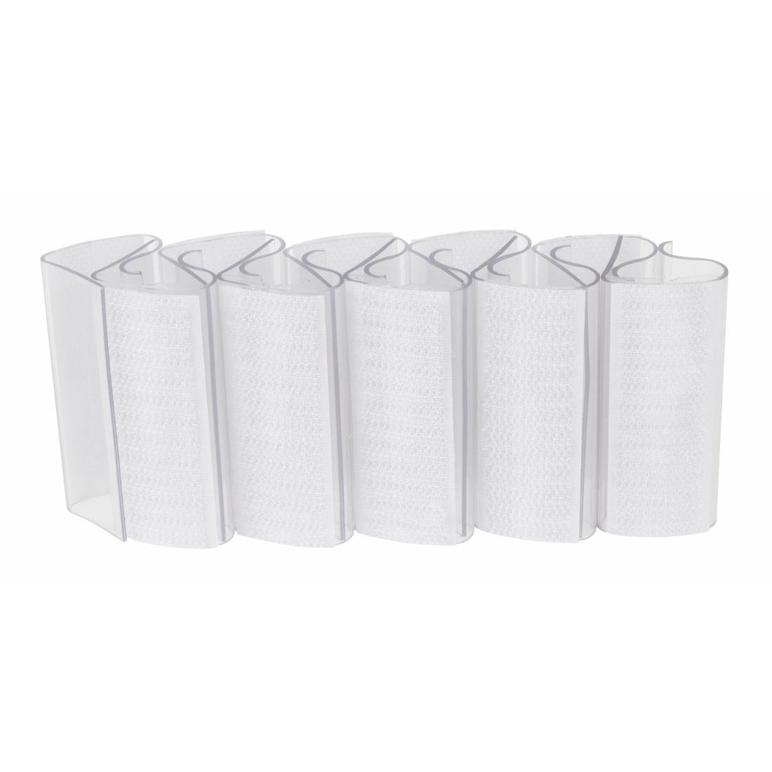 Olympia Velcro Table Skirting Clips 10-25mm (10 Pack)