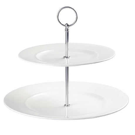Churchill Alchemy 2 Tier Plates Tower (2 Pack)