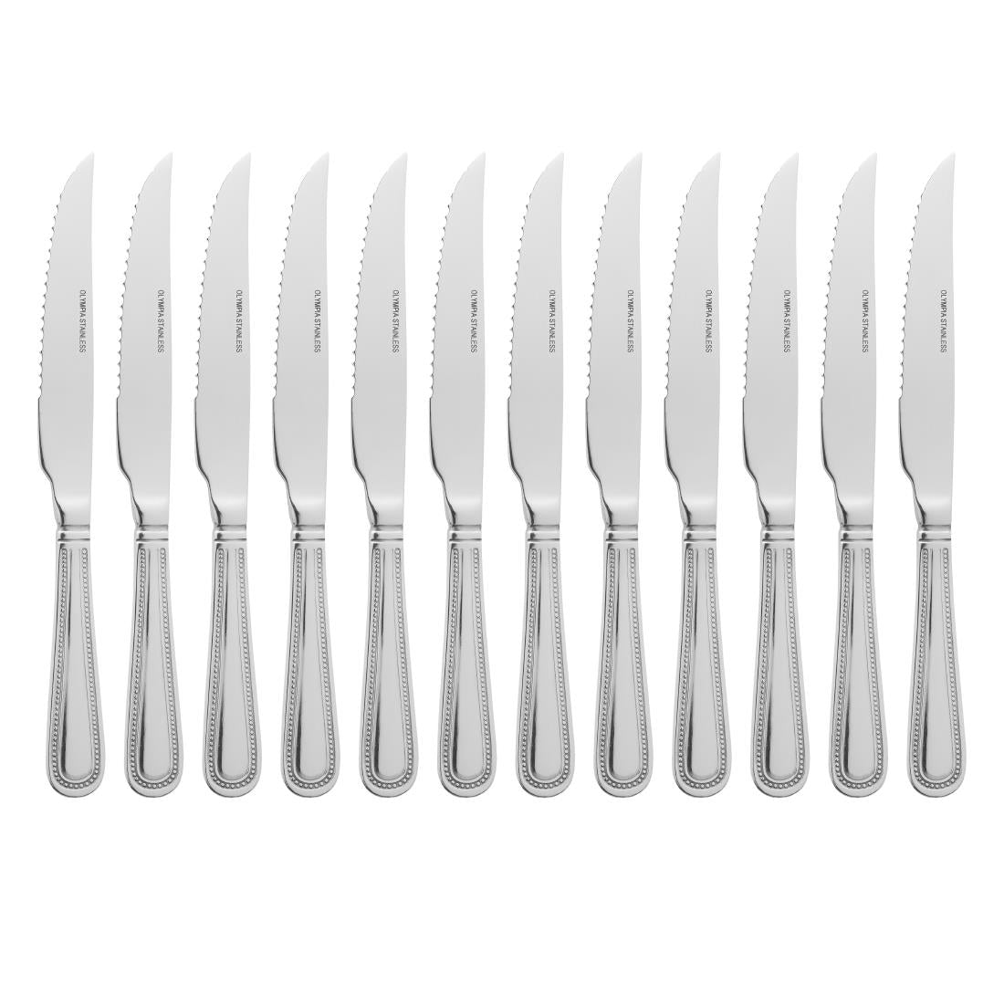 Olympia Bead Steak Knives (12 Pack)