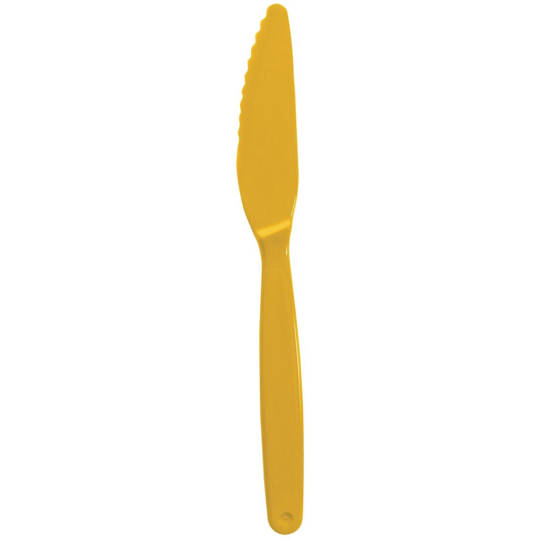 Olympia Kristallon Polypropylene Knife Yellow (12 Pack)