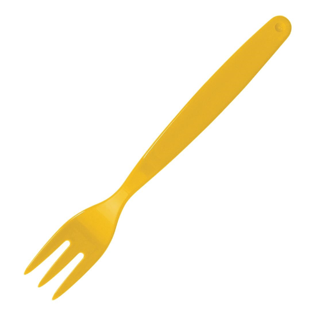 Olympia Kristallon Polypropylene Forks Yellow (12 Pack)