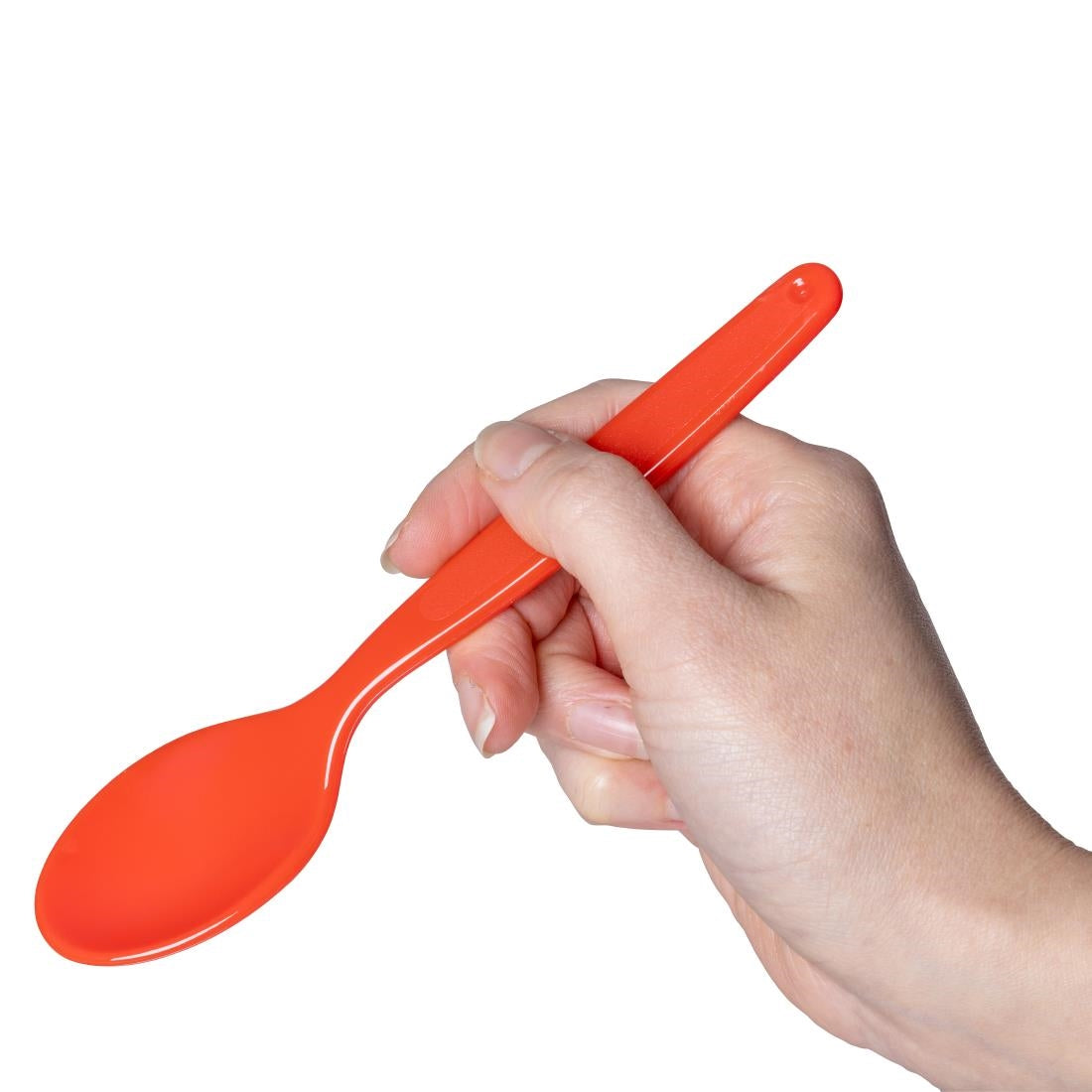 Olympia Kristallon Polypropylene Spoons Red (12 Pack)