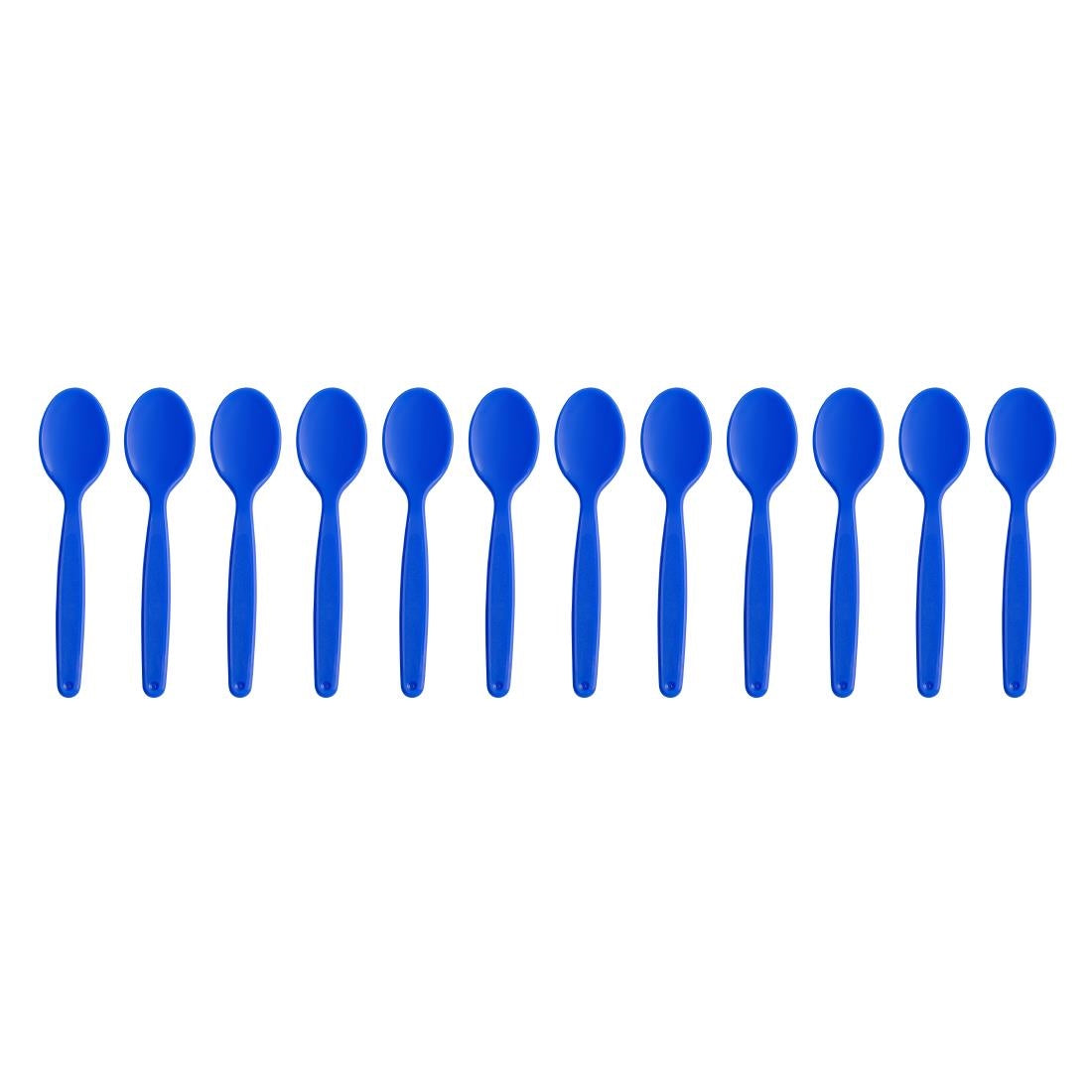 Olympia Kristallon Polypropylene Spoons Blue (12 Pack)