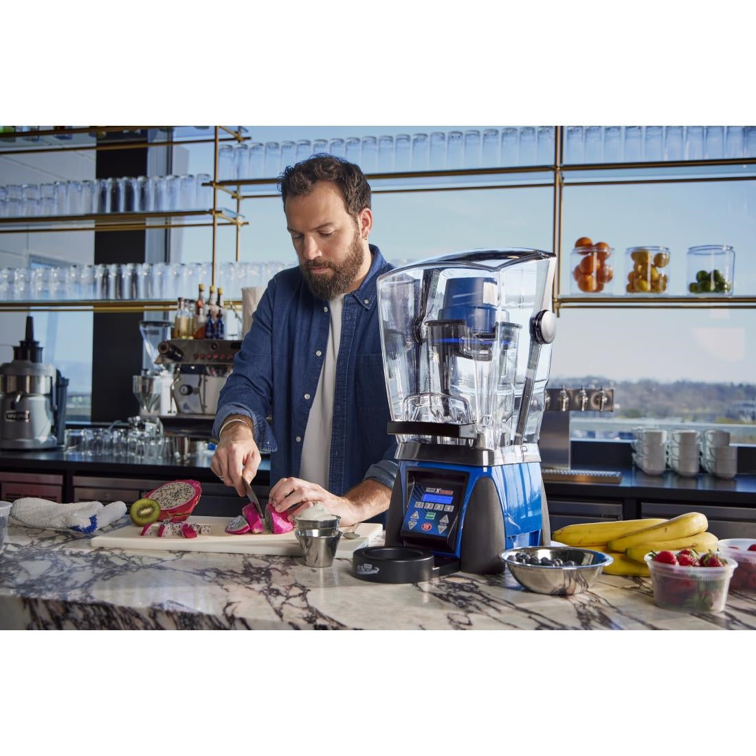 Waring Commercial Ellipse Blender with Sound Enclosure MXE2000K