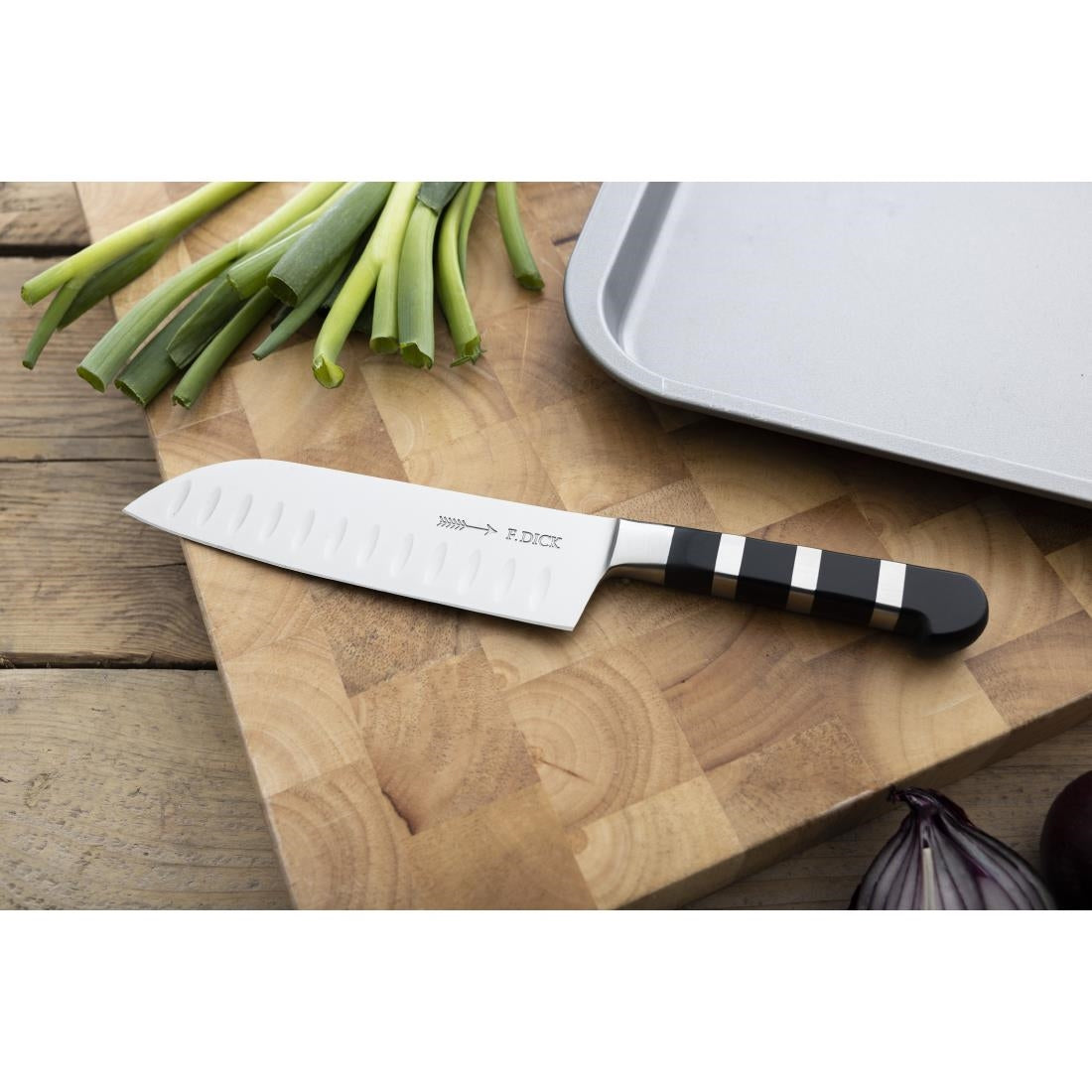 Dick 1905 Fully Forged Santoku Knife Black 17.8cm