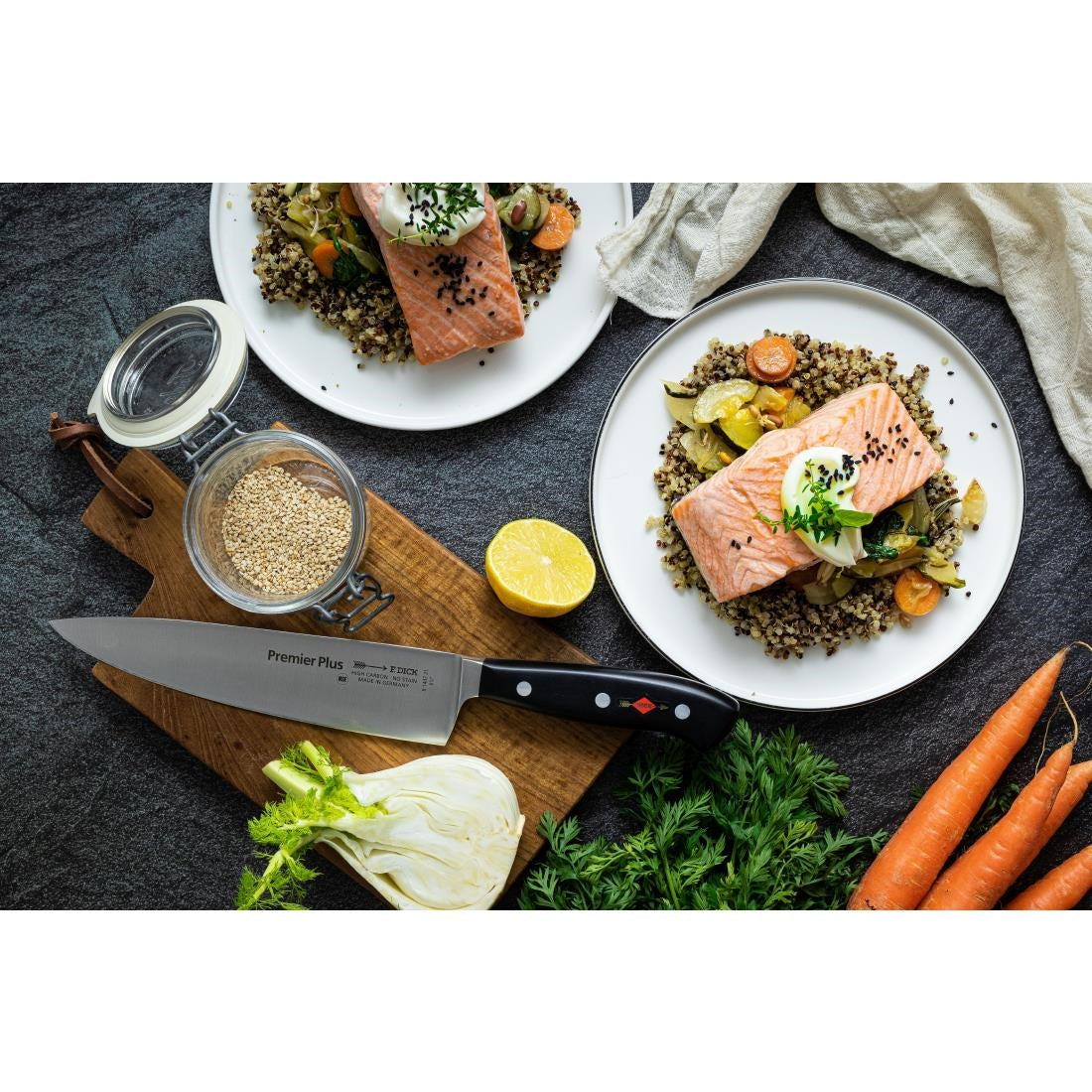 Dick Premier Plus Chef Knife Black 21.6cm