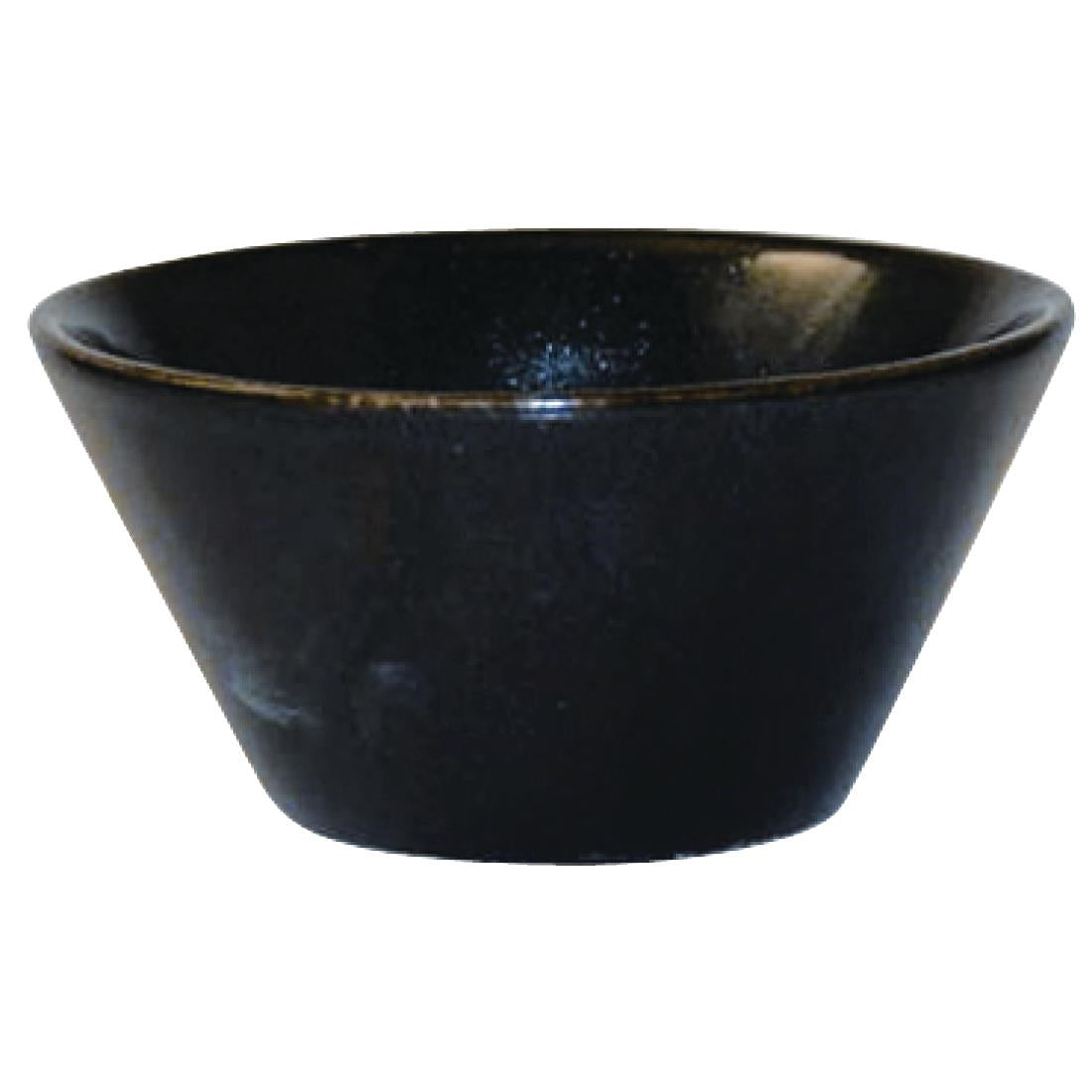 Churchill Bit on the Side Black Zest Snack Bowls 116mm (12 Pack)