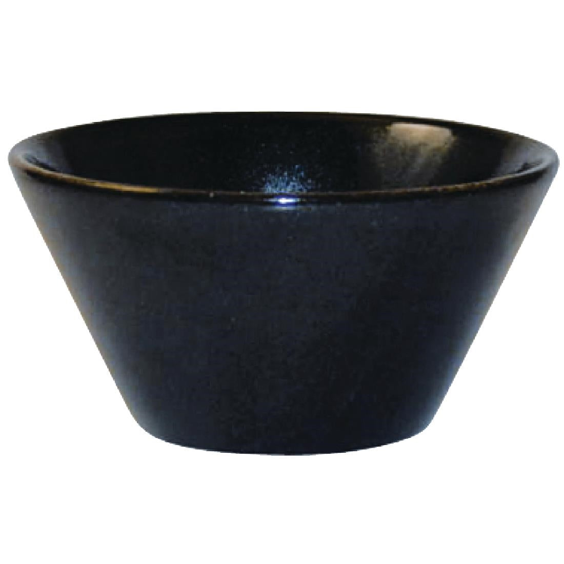 Churchill Bit on the Side Black Zest Snack Bowls 121mm (12 Pack)
