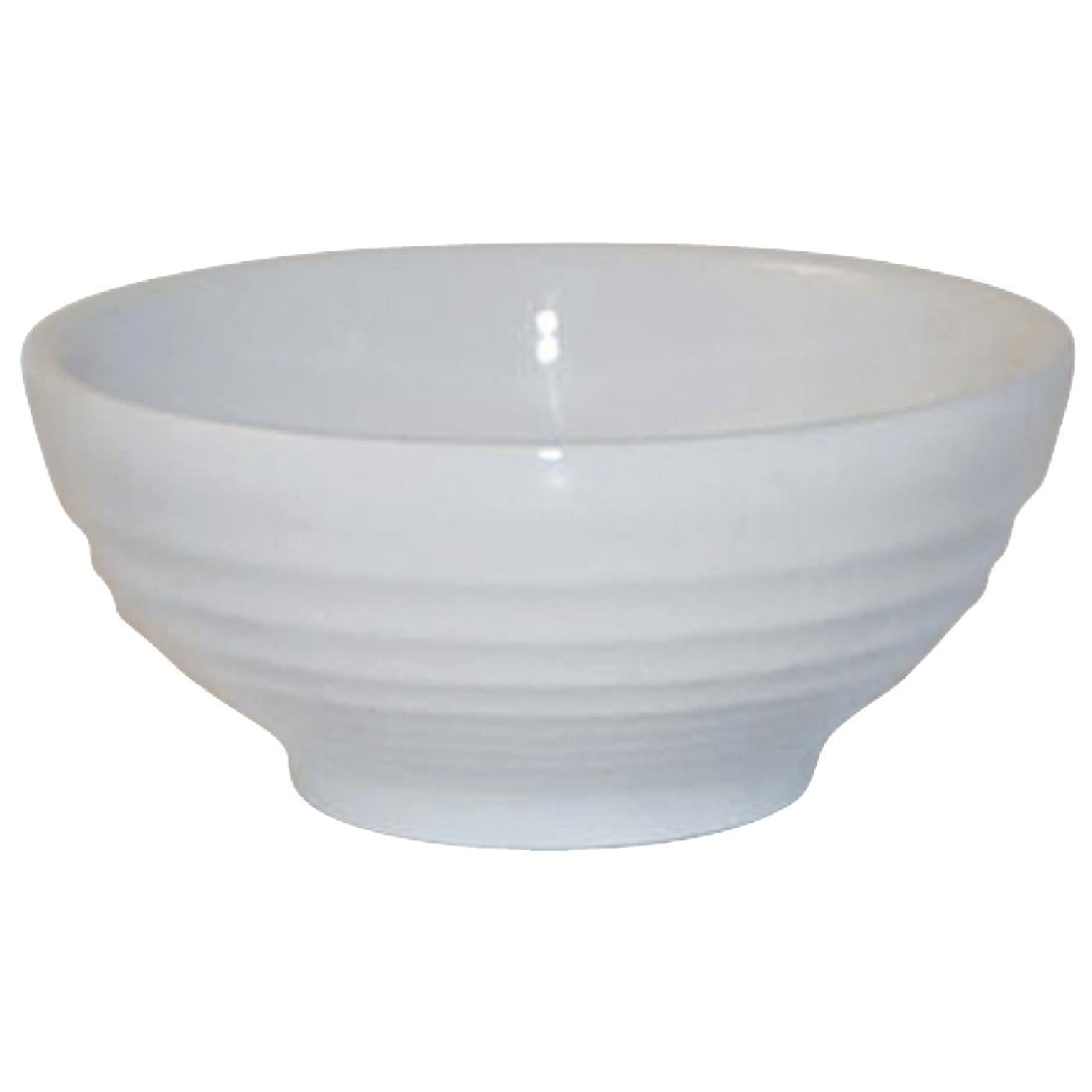 Churchill Bit on the Side White Ripple Snack Bowls 120mm (12 Pack)