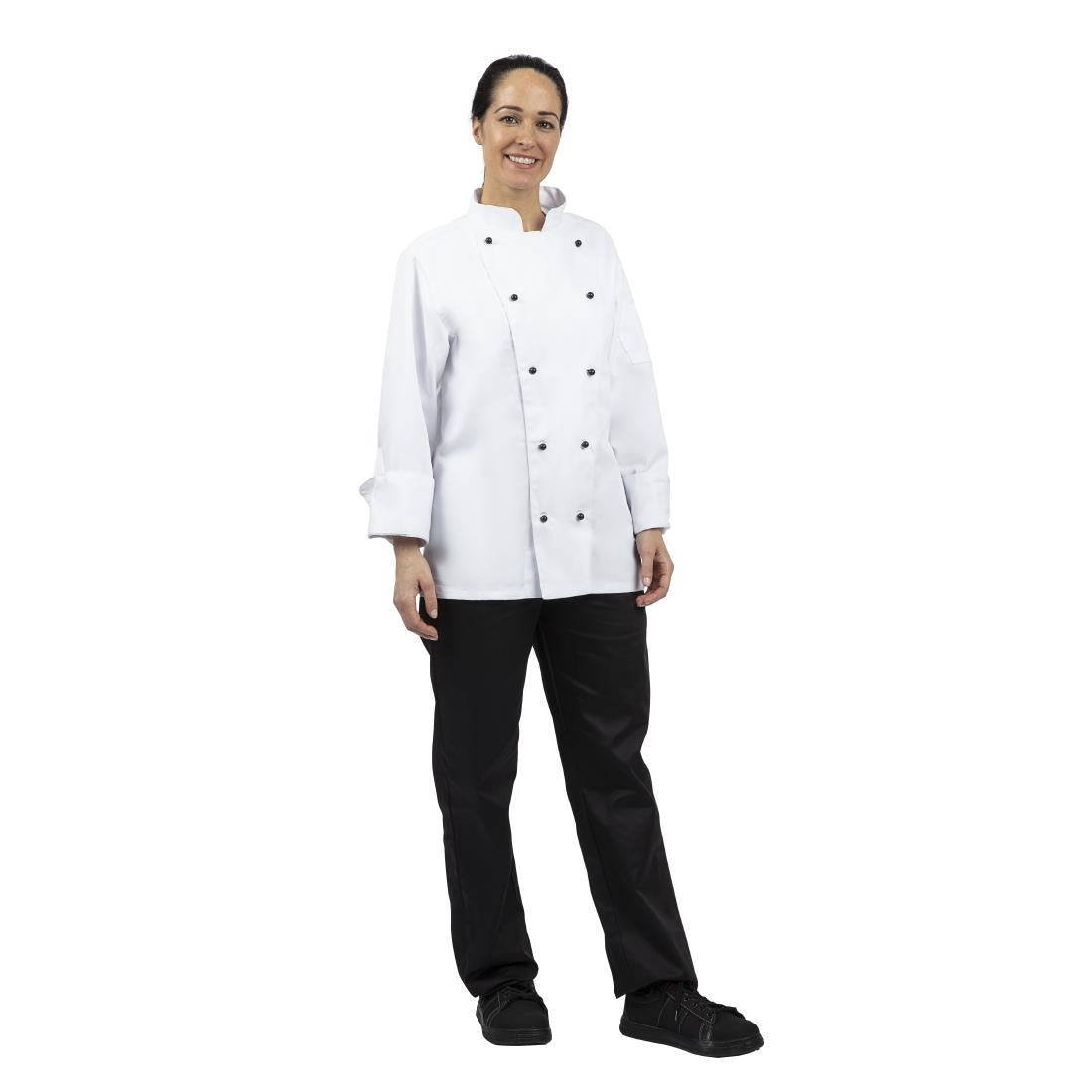 Whites Chicago Unisex Chef Jacket Long Sleeve White S