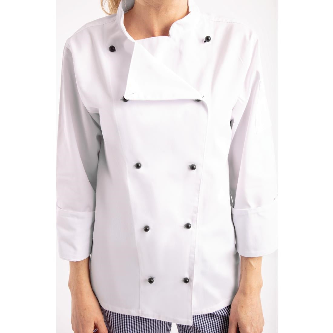 Whites Chicago Unisex Chef Jacket Long Sleeve White S