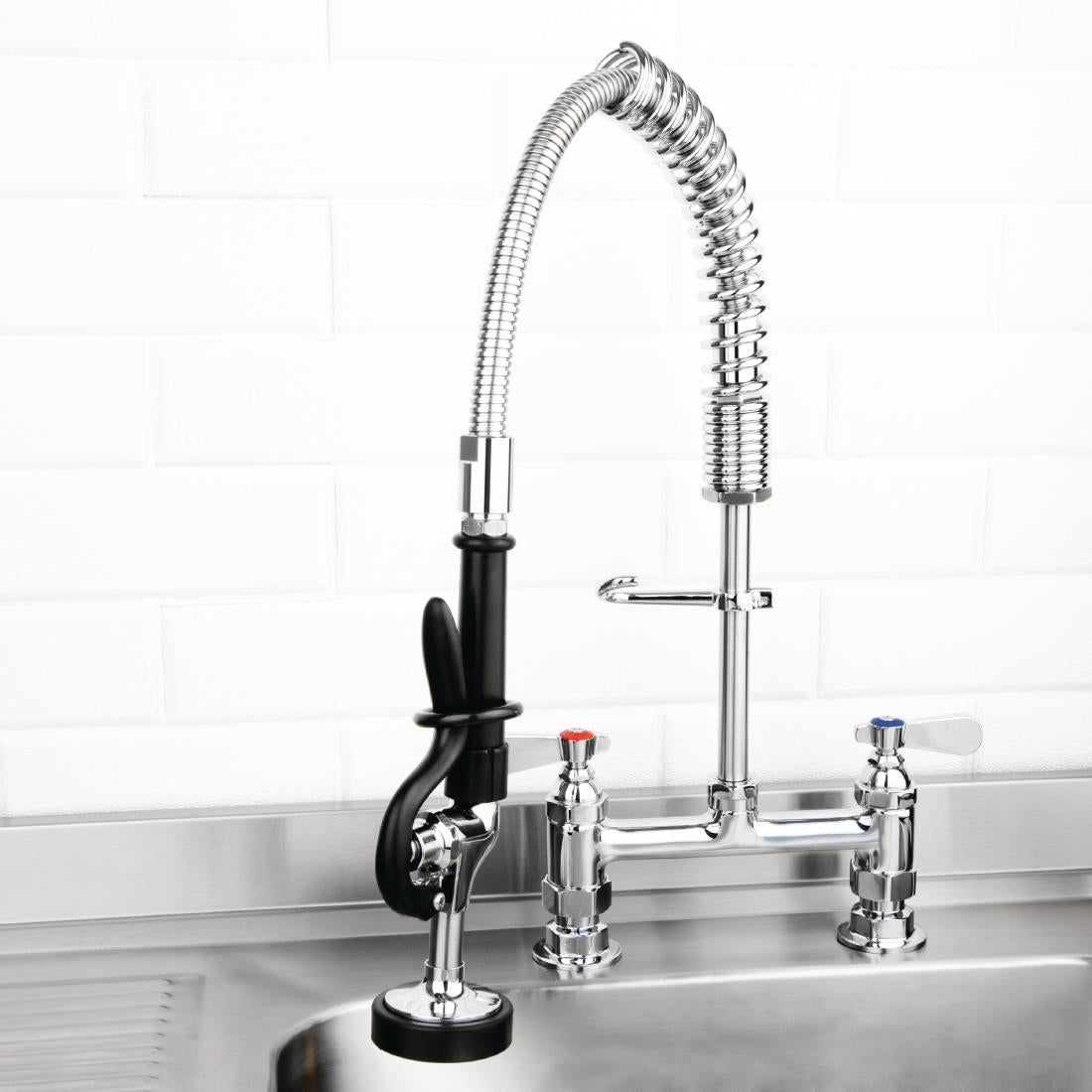 Vogue Twin Pedestal Mini Pre-Rinsers
