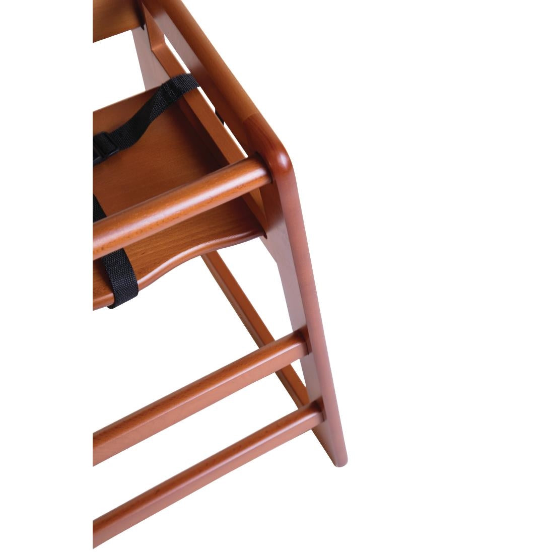 Wooden Highchair Dark Wood Finish