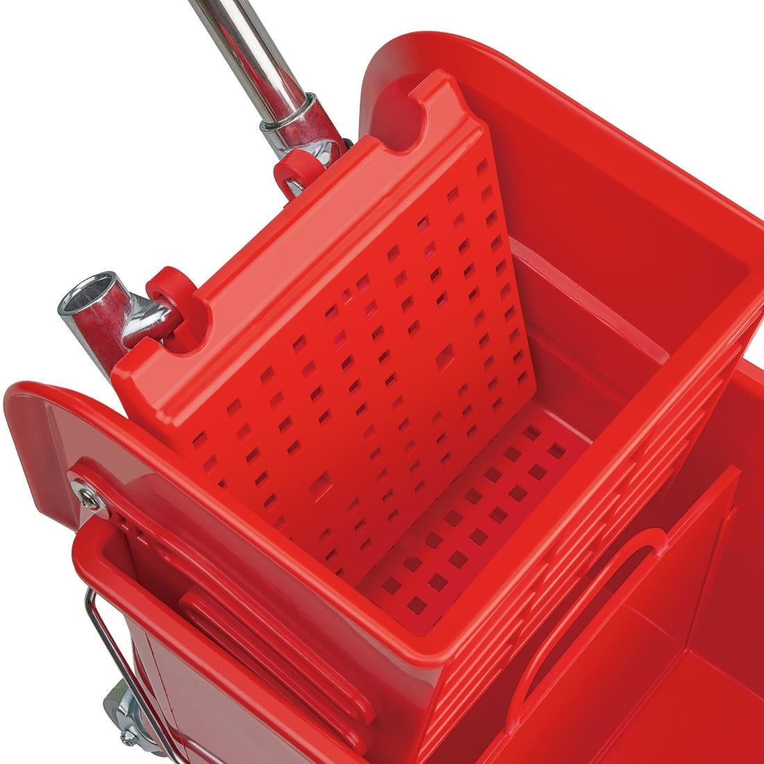Jantex Kentucky Red Mop Bucket and Wringer 20Ltr
