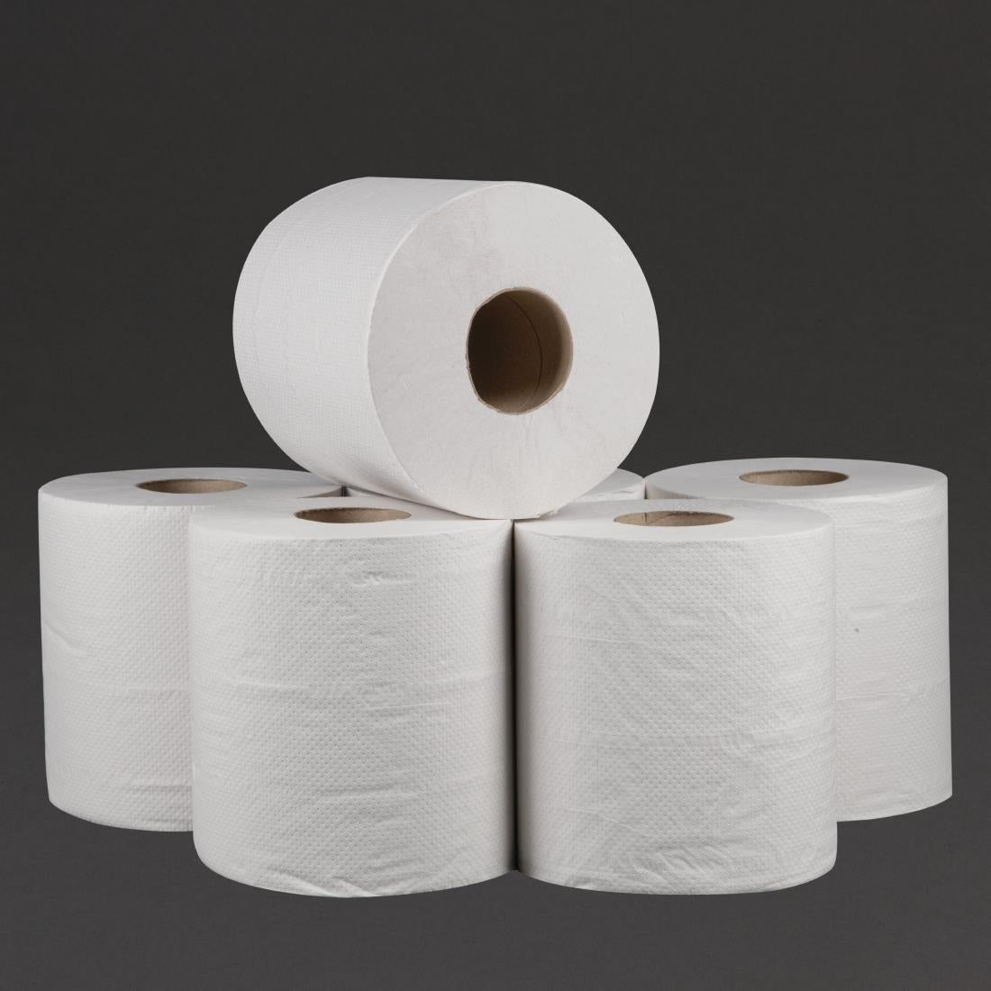 Jantex Centrefeed White Rolls 2-Ply 120m (6 Pack)