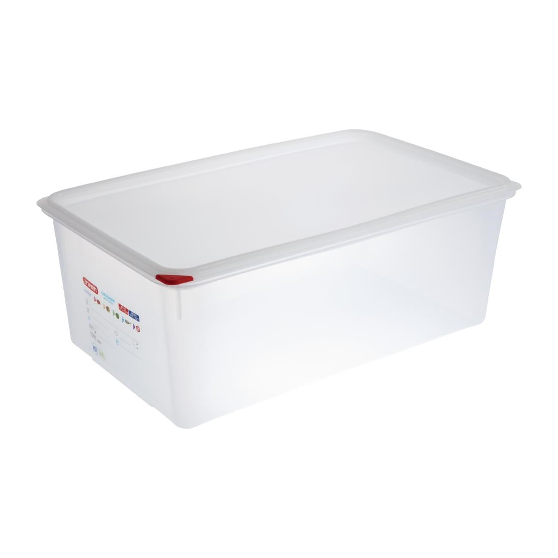 Araven Polypropylene 1/1 Gastronorm Food Storage Box 28Ltr (4 Pack)